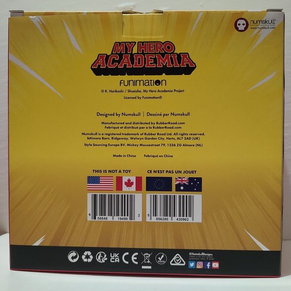 My Hero Academia 3D Desk Lamp Wall Mountable Lighting Official Anime Decoration - Picture 5 of 9